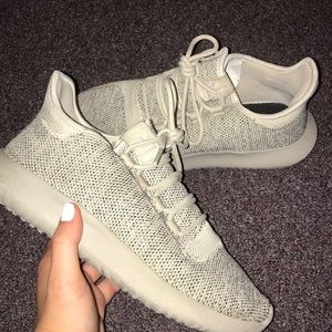 Beige adidas tubular